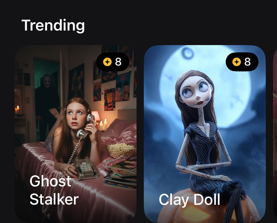 SarabAIphotoX's tweet image. Filters called ghost stalker and clay doll.