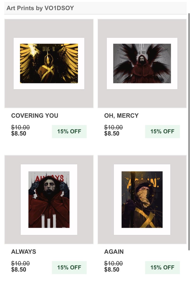 vo1dsoy's tweet image. Okay, I think I did it! I made a print shop.
inprnt.com/profile/vo1dso…
I added a few that I know people have asked for 🌻🥀
#cliqueart