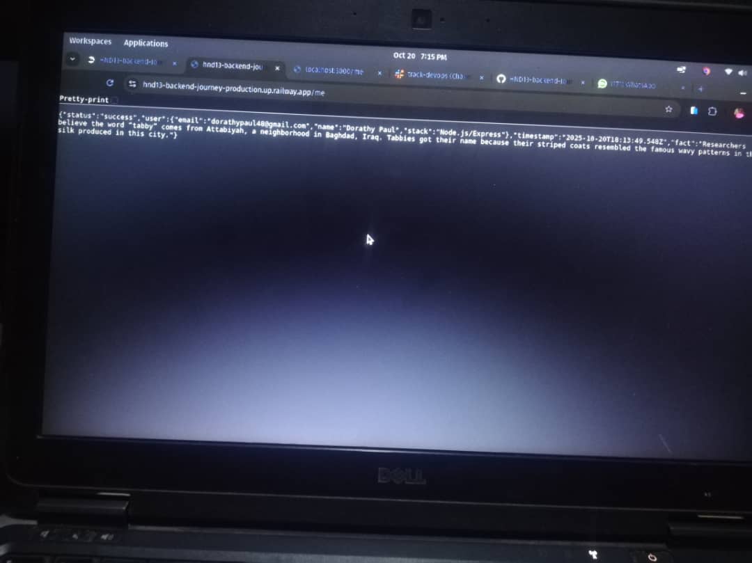 dorathy_pmk's tweet image. Excited to be part of the HNG13 Internship, where I'll be working on backend development. Looking forward to learning a lot and finishing strong.
#HNG13 #backenddevloper #tech #LearnInPublic #HappyNewWeek
