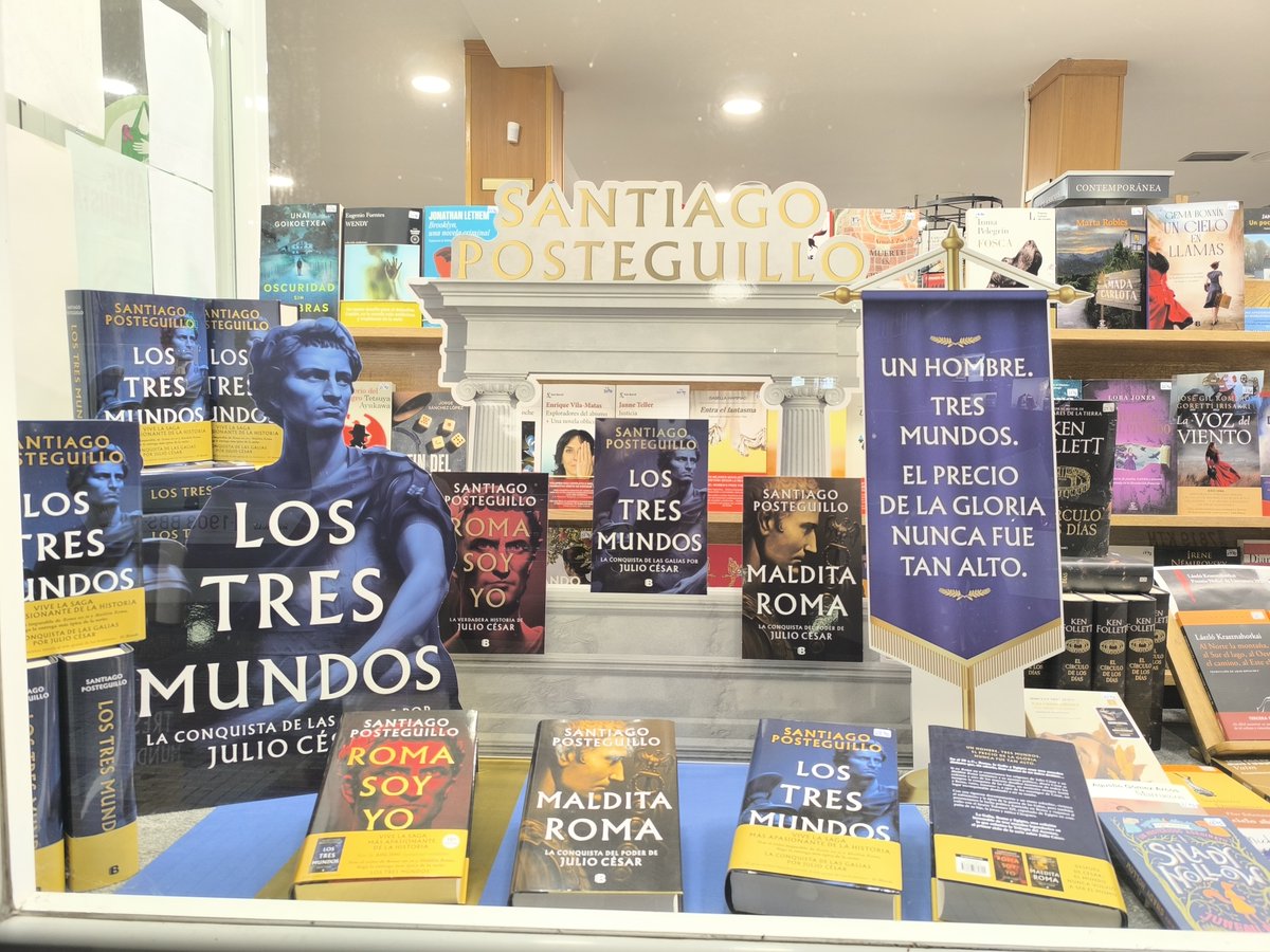 📖 Santiago Posteguillo regresa…
🌍 Roma, Cartago y Alejandría.
Tres civilizaciones enfrentadas por el poder, la cultura… y la eternidad.
Disponible mañana!!