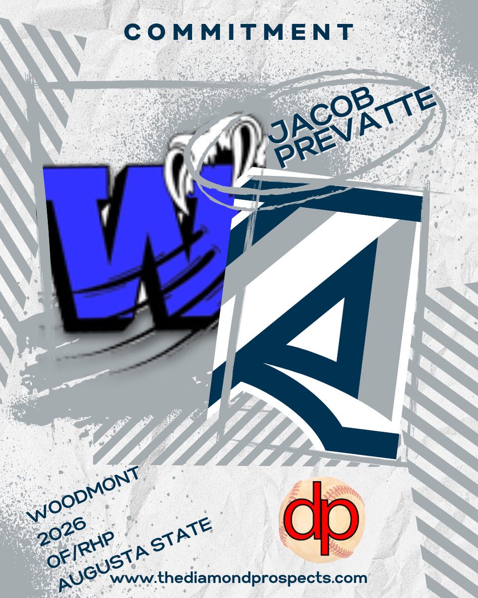 This weekend, 2026 OF/RHP Jacob Prevatte of Woodmont HS made a commitment to play college baseball at Augusta State University.