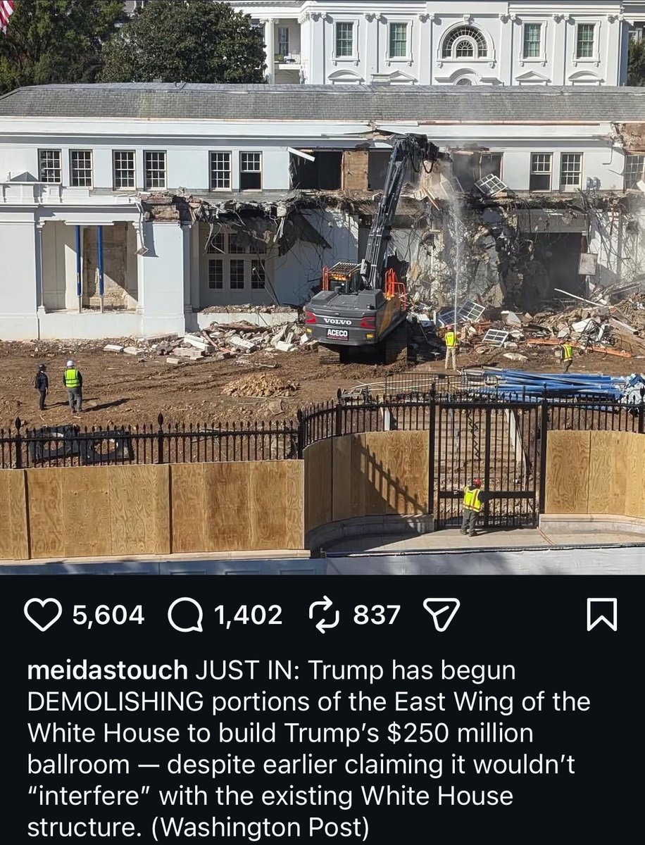 Just an insanely appropriate metaphor for the damage Republicans are doing to the country to serve Trump and themselves instead of Americans