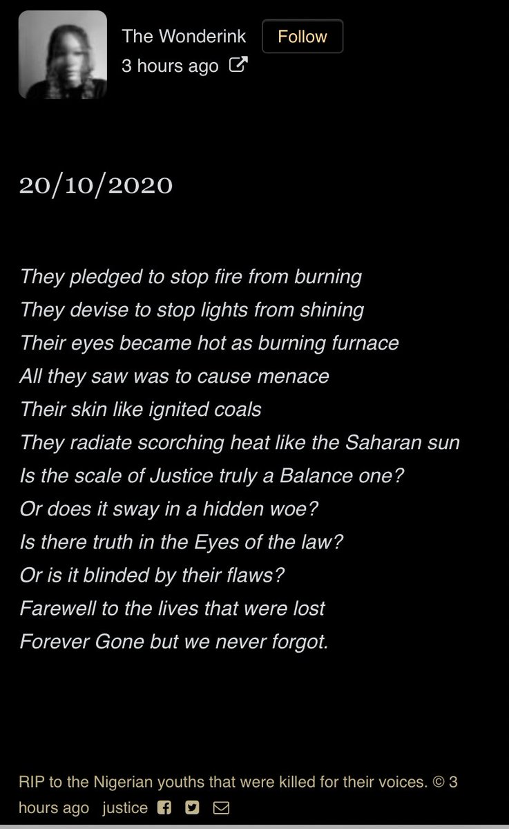 #october2020 #EndSARS protest