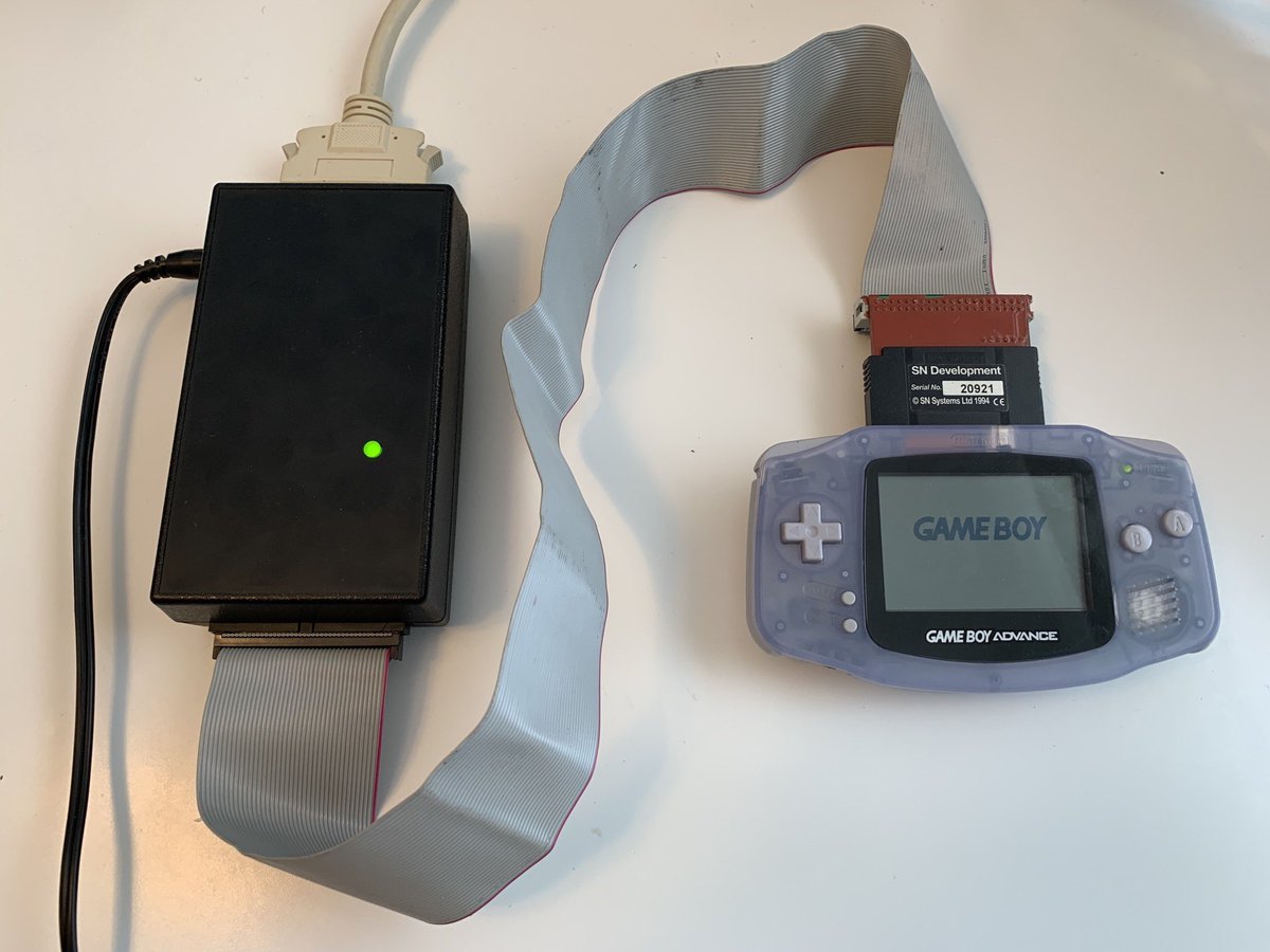 _BehindTheCode's tweet image. This is a Gameboy Advance development kit by SN-Systems (ProDG).

The system connects to a Windows PC using a SCSI PCI interface card; via an HD-50 cable. Developers could also use PCMCIA cards for development on the go using a laptop.😎🤘

#RETROGAMING #gamedev #Nintendo #AGB