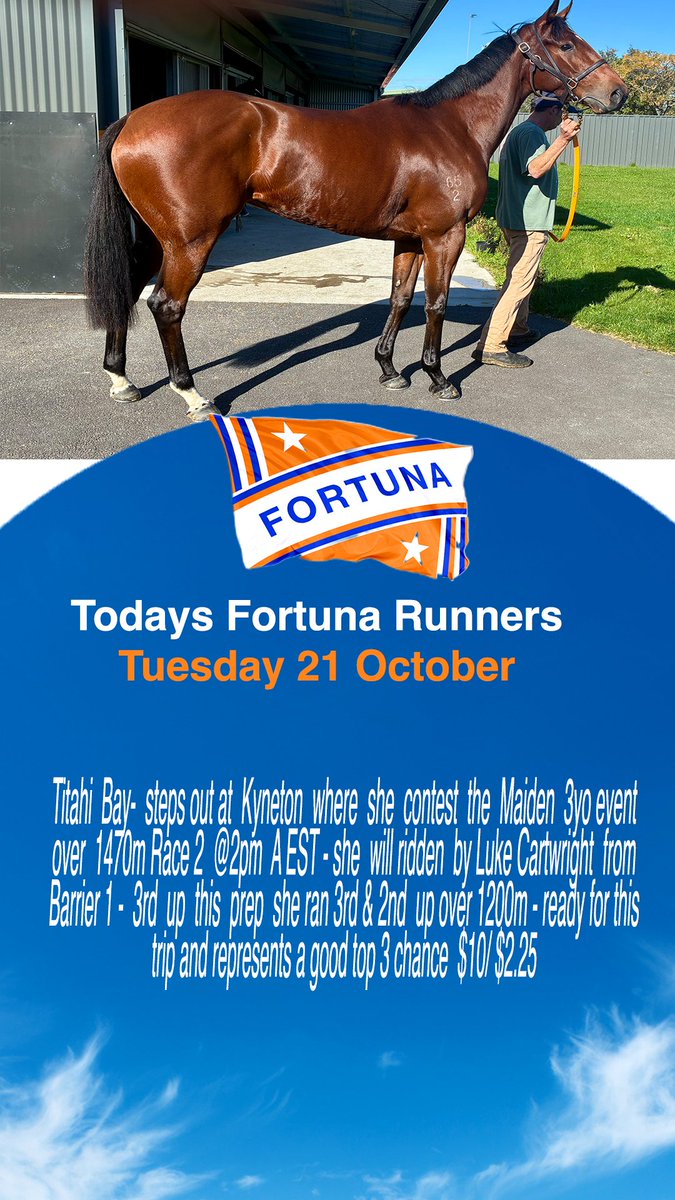 Fortuna Thoroughbred Racing tweet media
