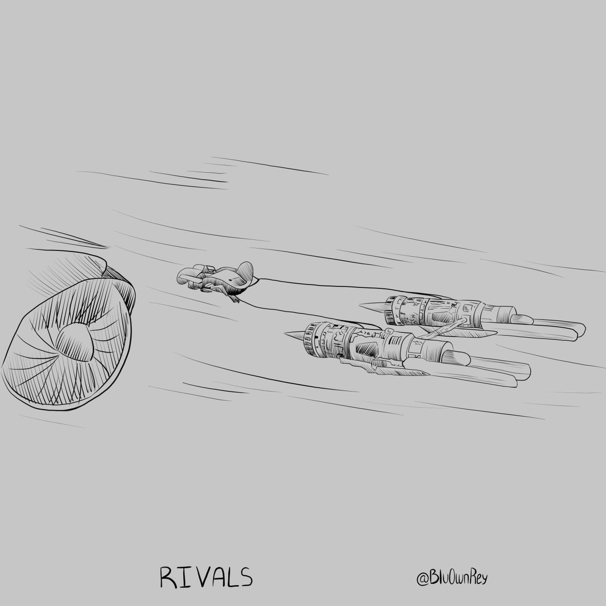 BluOwnRey's tweet photo. 20 день Inktober Rivals - соперники Соревнования маленького Энакена на больших гонках
#art #арт #inktober #инктобер #звёздныевойны #starwars #rivals https://t.co/L1UJxRy4Nl