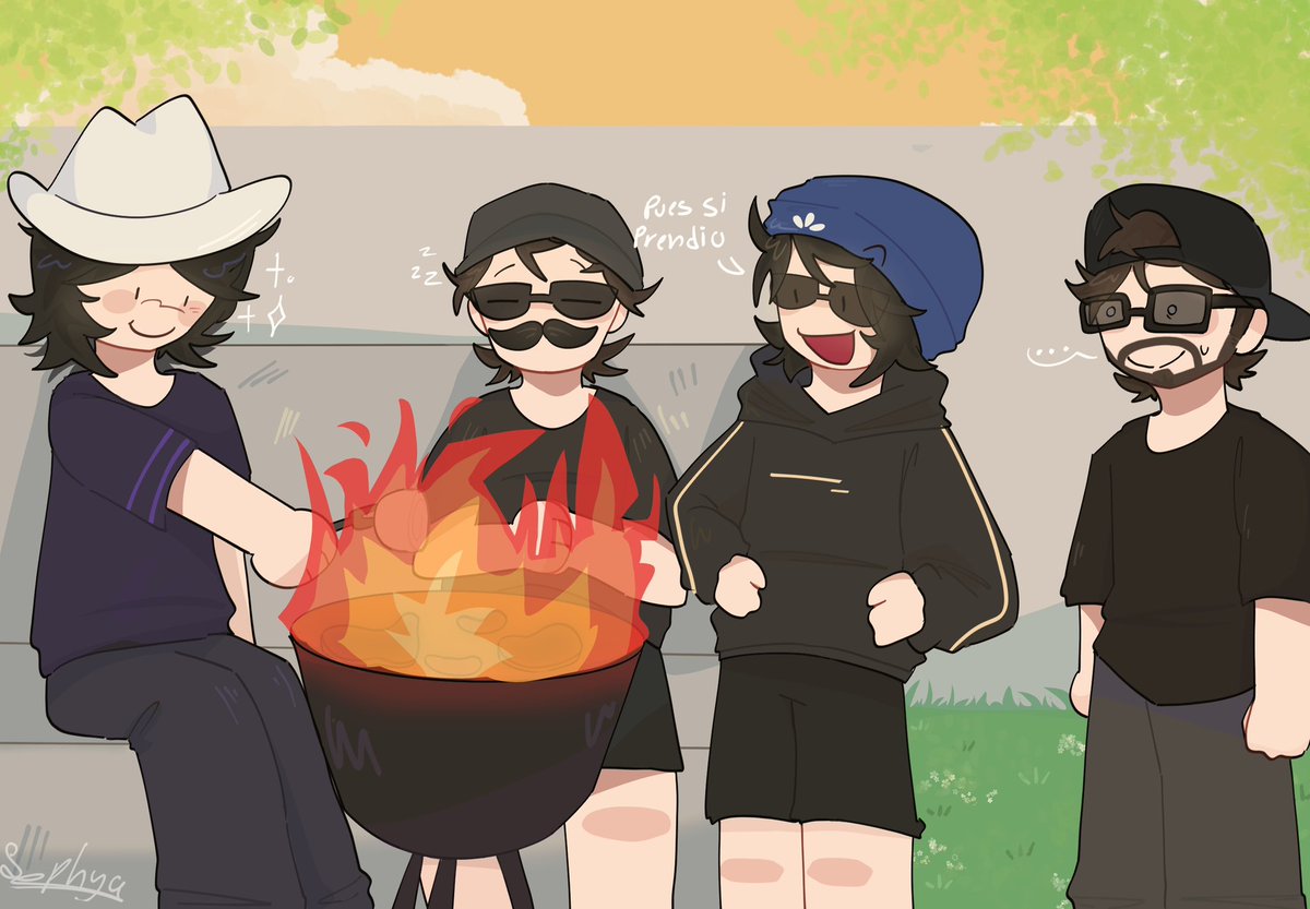 #quacktober día-19:Carnita Asada🔥
(Atrasado lamentablemente💔)
#quackityfanart