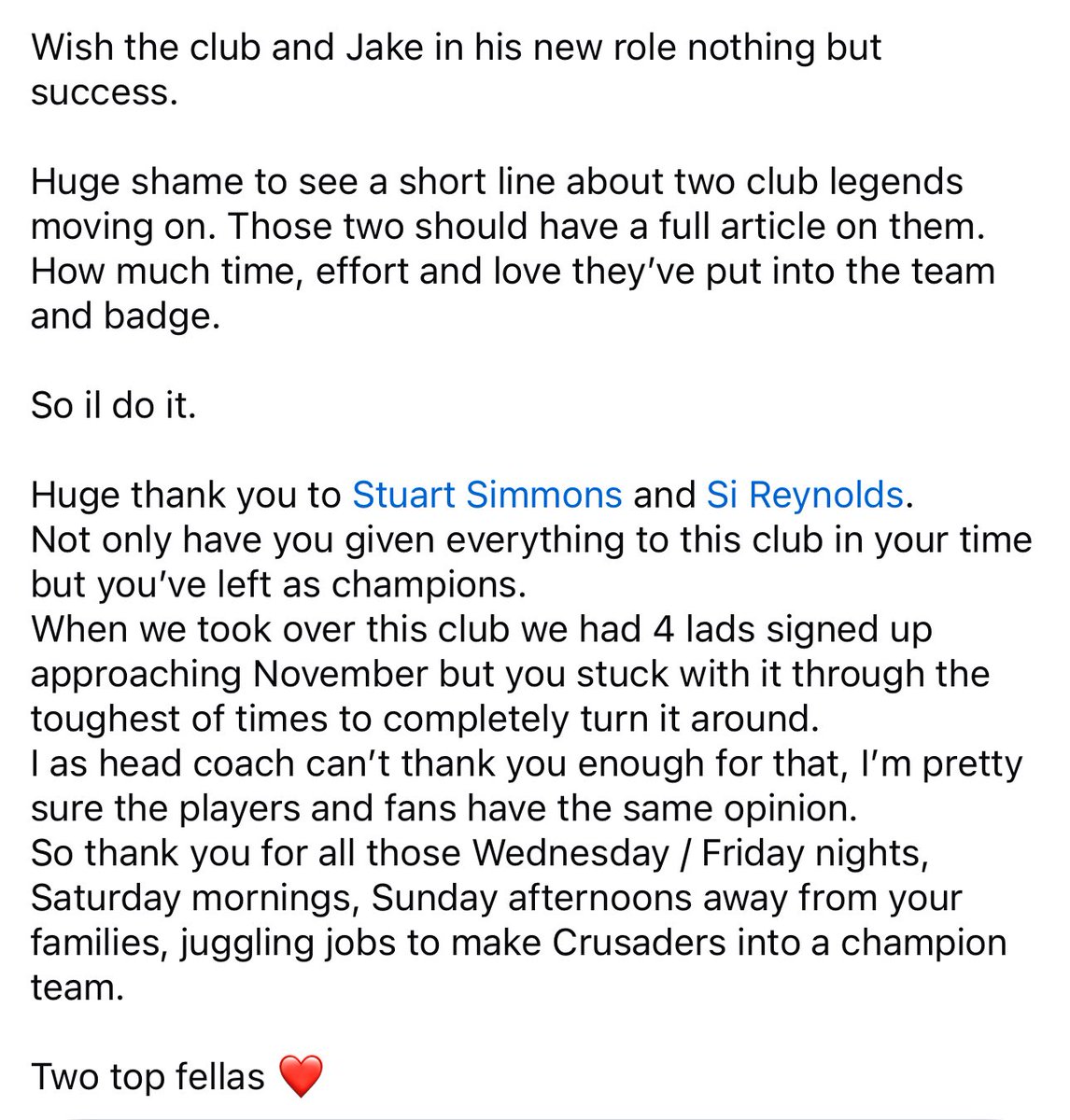 Carl Forster (@cforster26) on Twitter photo 