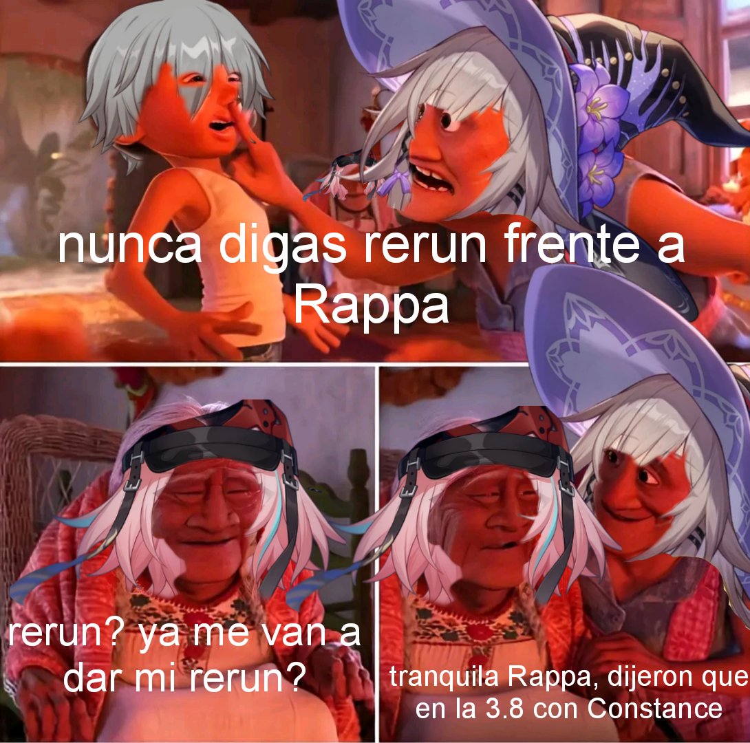 ¿Constance vendrá con rerun de Rappa o Firefly? xdddd
xdasjkldjaskld pobre Rappa, envejeció durísimo