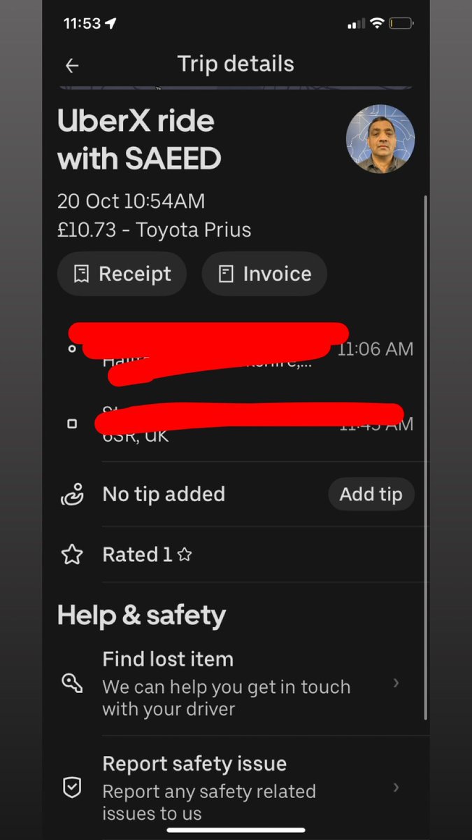 🚨MIGRANT UBER DRIVER TRIES TO R*PE YOUNG GIRL PASSENGER

A young girl named Chloe was getting an Uber from Halifax when he pulled over the car in the middle of nowhere and got in the back with her

LOCKED THE DOORS

Luckily she had the window open and escaped through there

A