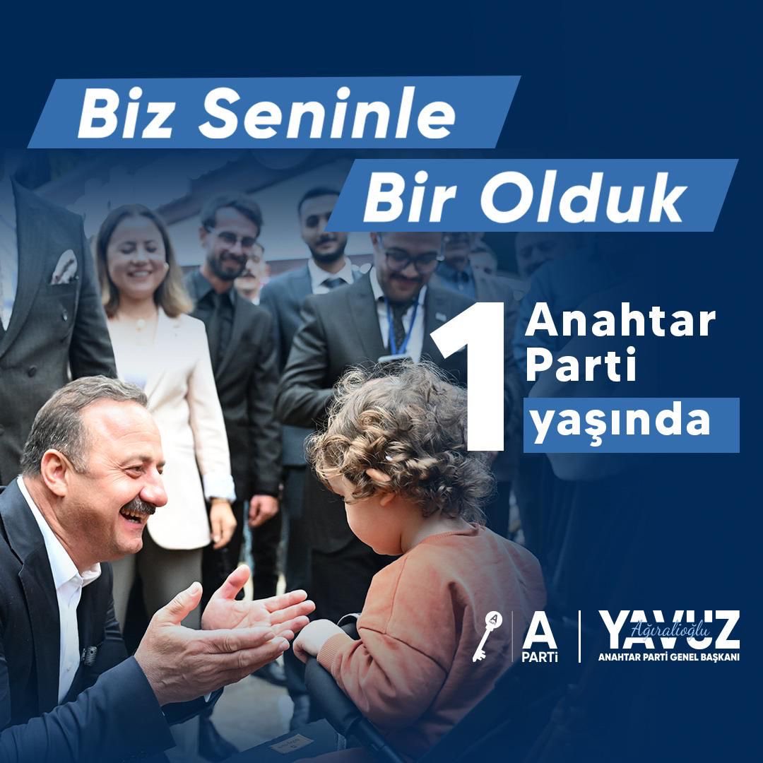 Geleceğin anahtarı bizde, kutlu olsun. #BizSeninleBirOlduk