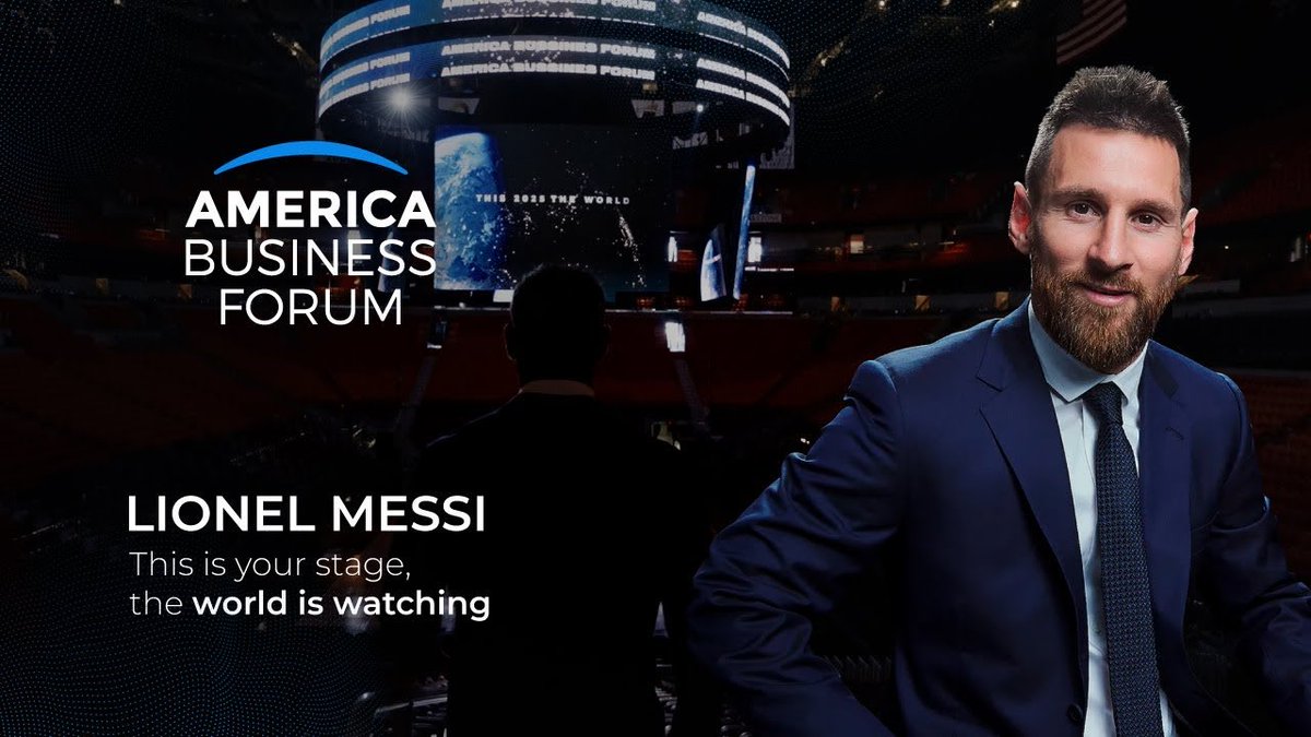 "Lionel Messi":
Porque participará junto a Javier Milei y Donald Trump en el America Business Forum de Miami.