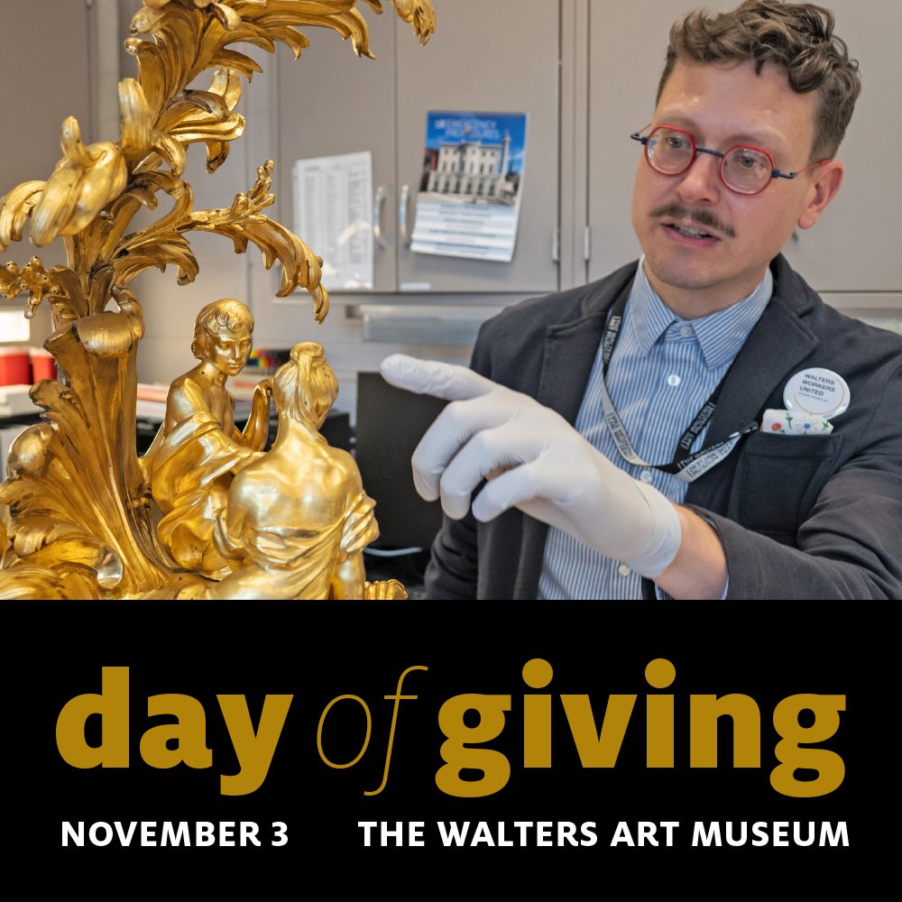 walters_museum's tweet photo. On November 3, we’re aiming to raise $15,000 toward the rehabilitation of this 18th-century French rococo clock. A gift of just $15 will breathe life back into this beautiful timepiece. 

Make your contribution today: https://t.co/kZd0b3h66t https://t.co/qTEpgrzaOD