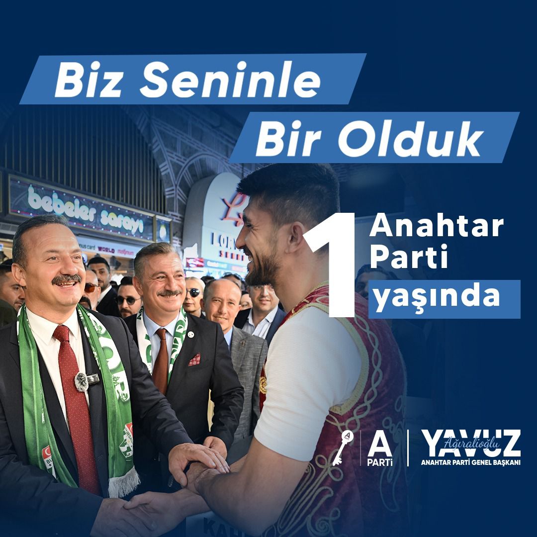 #BizSeninleBirOlduk
#AnahtarParti
