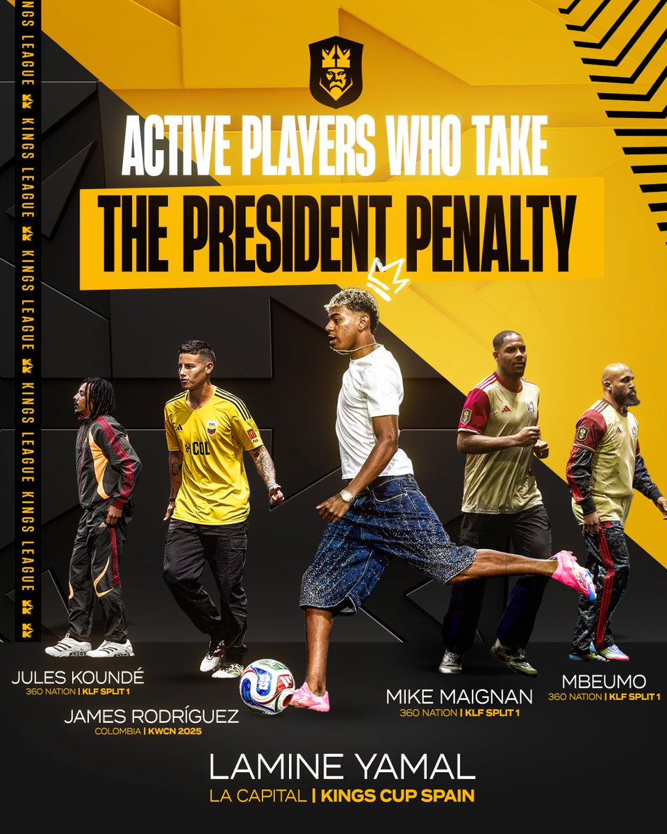 Lamine Yamal, the newest member of the club of active players who weren’t afraid to take the President Penalty 👑⚽️