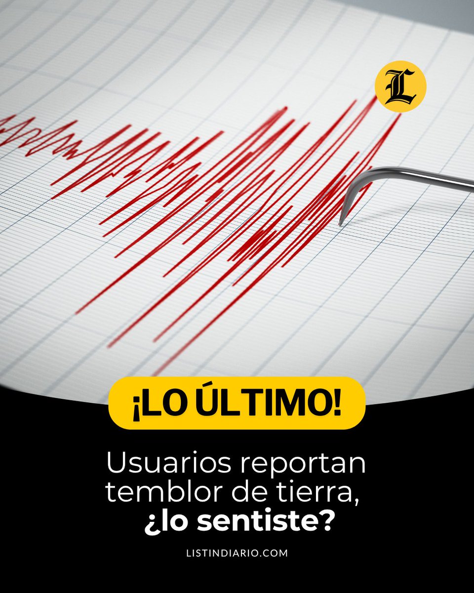ListinDiario's tweet photo. #LoÚltimoLD | Usuarios reportan temblor de tierra.

¿Lo sentiste? 

#ListínDiario https://t.co/ZDFn4G7apY