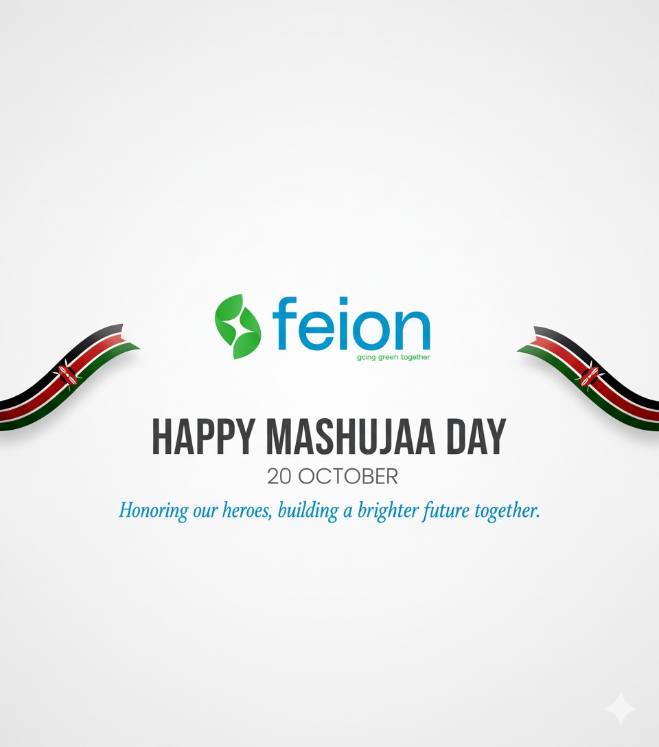 Happy Mashujaa Day to the Feion Freen Ventures family.
#cleancookingkenya #Jikokul #feiongreenventures