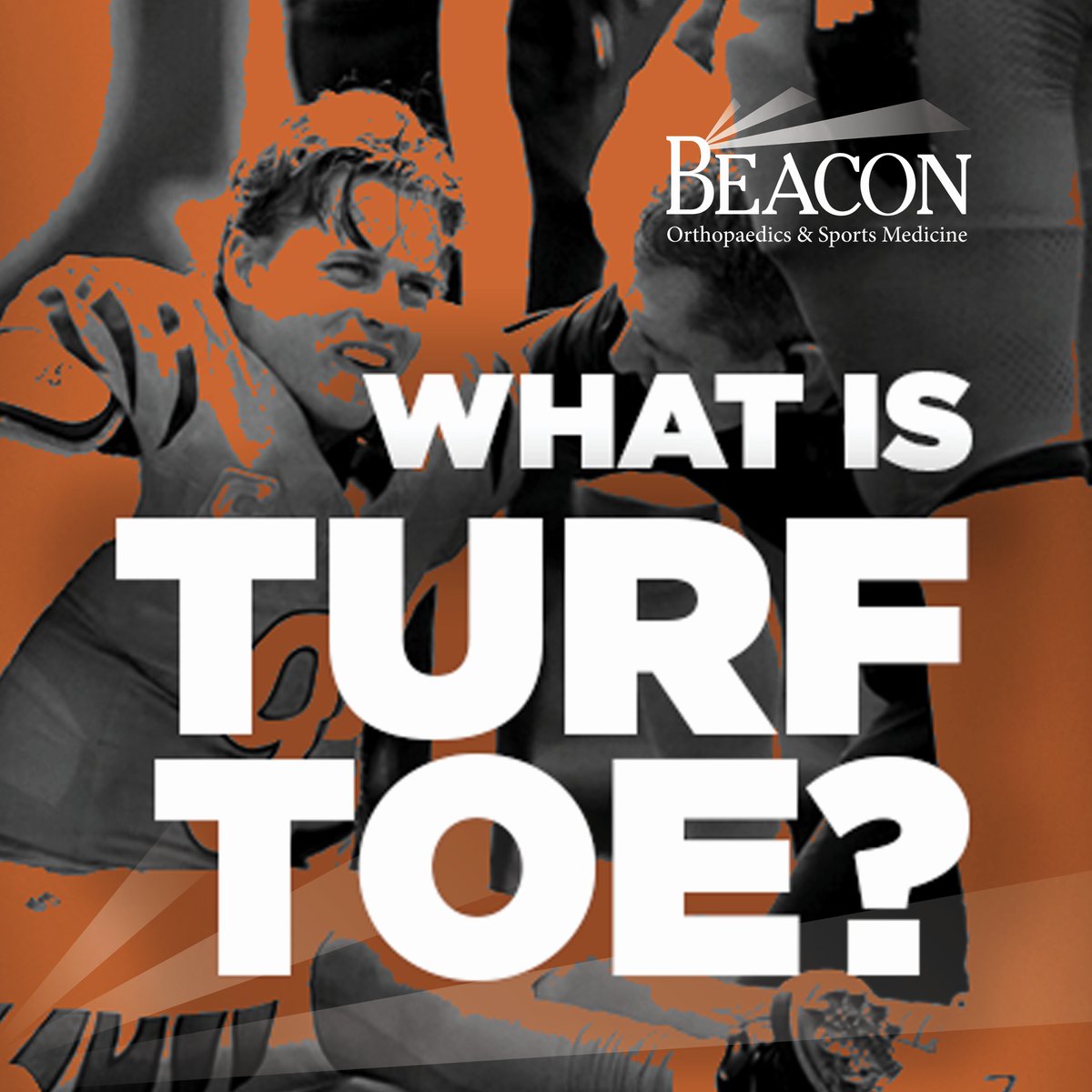 BeaconOrtho's tweet photo. After @Bengals QB Joe Burrow’s recent injury, Beacon’s Dr. Adam Miller, our foot and ankle specialist, is here to break down what turf toe really is, how it happens, and the best paths to recovery. Read his full breakdown here: https://t.co/76AsqNOJ8a. #BeaconDifference https://t.co/t6QS0jClJz