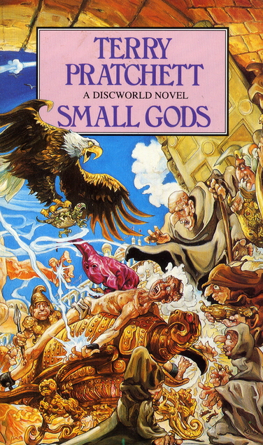 seanbamforth's tweet image. I'm slowly listening to the #TerryPratchett novels in order, decades after I first read them. I've just finished Small Gods. It was my favourite the first time round, and is my favourite so far this second time round.