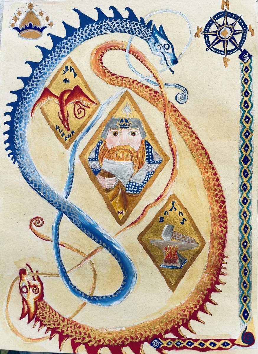 The Earth, the dragons and the dwarves. 

Por Varda delle Stelle.