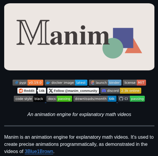 sanketsabharwal's tweet image. python library for generating mathematical animations