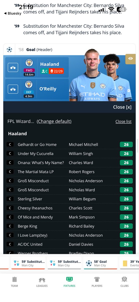 FPLWizardCom's tweet image. The upcoming release will be sweet af!

I’m bringing support for all leagues, not only for those who have under 100 members.

Plus, you’ll be able to see who *doesn’t* have specific player.

And cool “left to play” bar above each of the rival lineups.