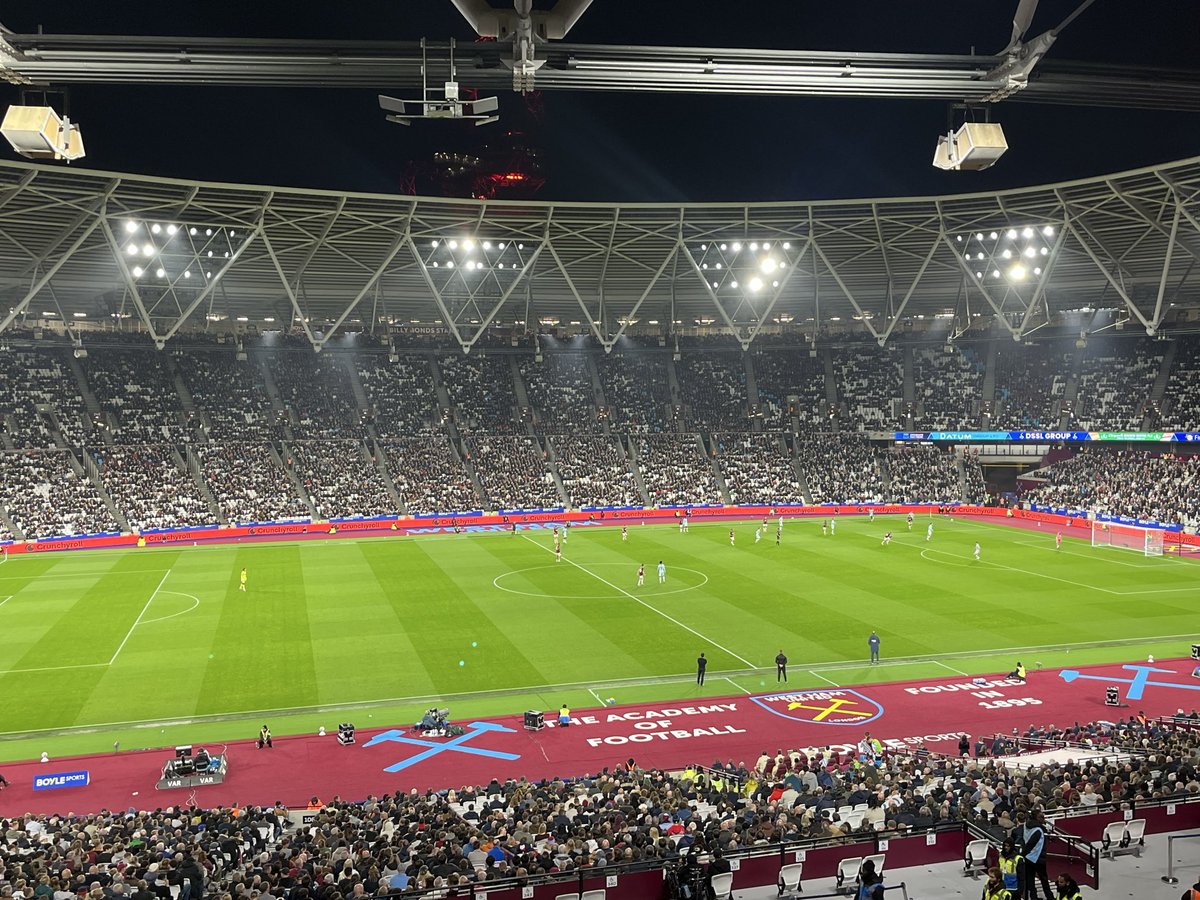 London derby for me tonight - West Ham v Brentford at the London Stadium