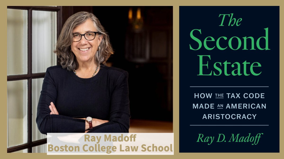 BC Bookmarks (@bcbookmarks) on Twitter photo In her new book, 'The Second Estate,' <a href="/BCLAW/">Boston College Law</a> Professor Ray Madoff explores what she sees as a central driver of economic inequality in the United States: its tax code. bcbookmarks.com/2025/10/16/the… In her new book, 'The Second Estate,' <a href="/BCLAW/">Boston College Law</a> Professor Ray Madoff explores what she sees as a central driver of economic inequality in the United States: its tax code. bcbookmarks.com/2025/10/16/the…