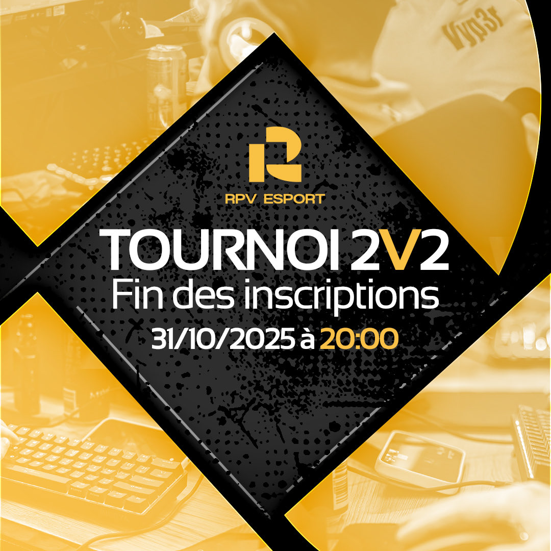 Prêt à relever le défi ? Participe à notre tournoi R6 2V2 OUVERT À TOUS ! 🏹

🔸Format : 2v2 
🔸Horaires : 31 octobre 21h/1h
🔸Plateforme : PC 
🔸Récompenses : 1 séance par personne avec un de nos préparateurs mentaux

Pour s'inscrire : play.toornament.com/fr/tournaments… 👈

Minimum 1