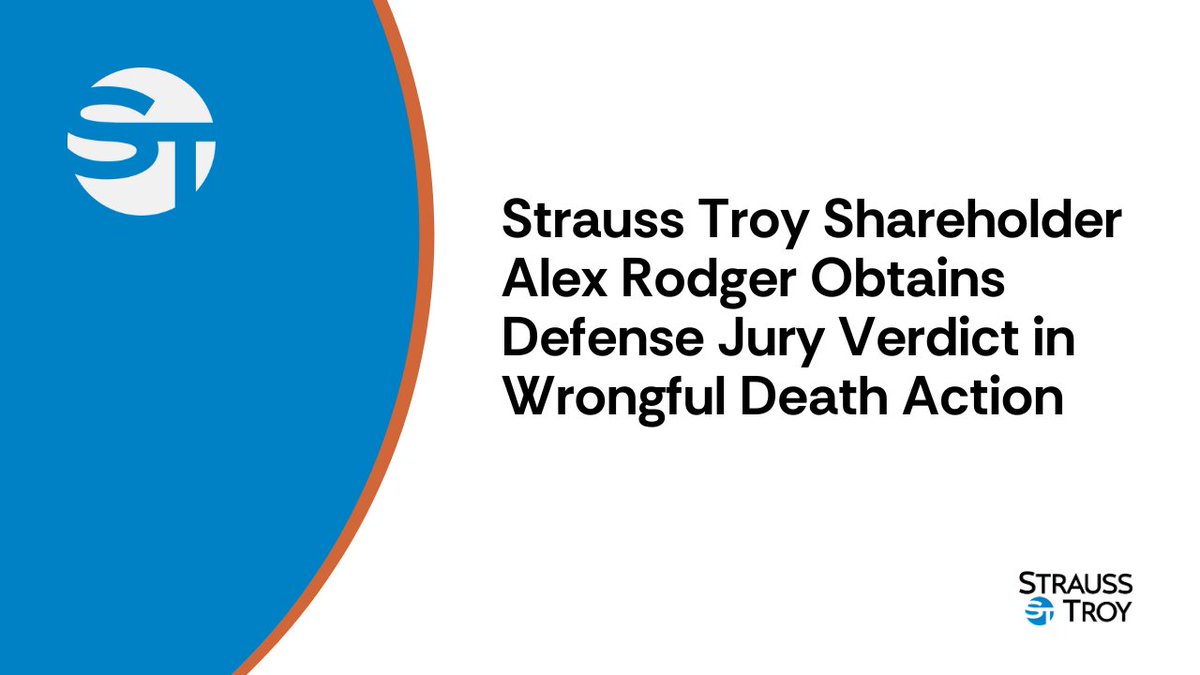 Strauss Troy Attorneys at Law tweet media