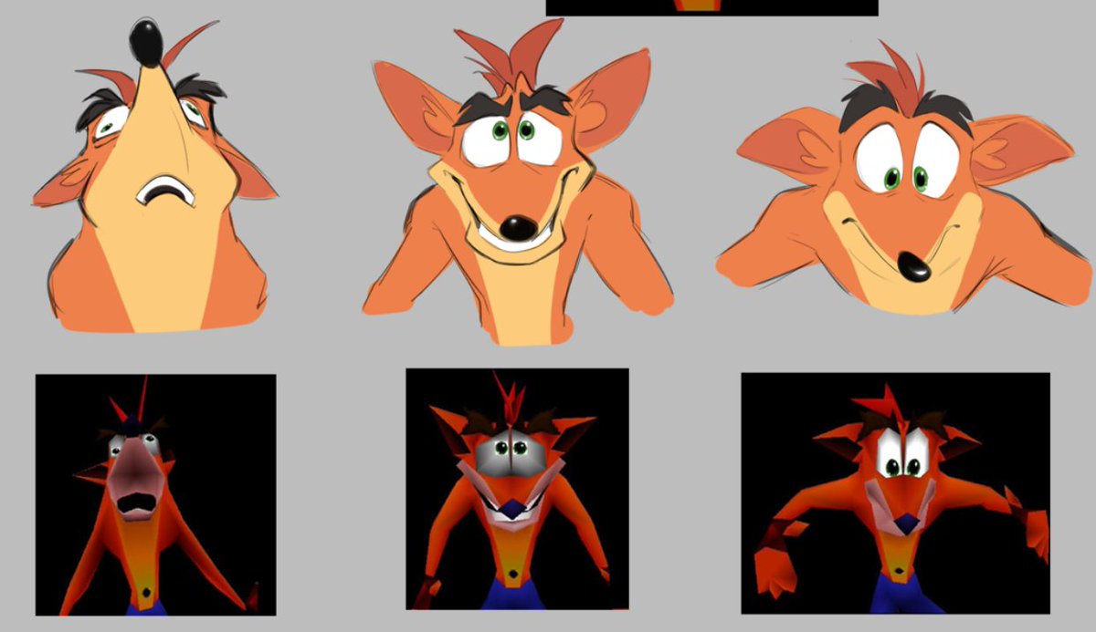 Had a lot of fun sketching these poses from the og crash model (my fave probably)
I wanted to credit the person who made the screenshots but I can't find the correct source

#CrashBandicoot