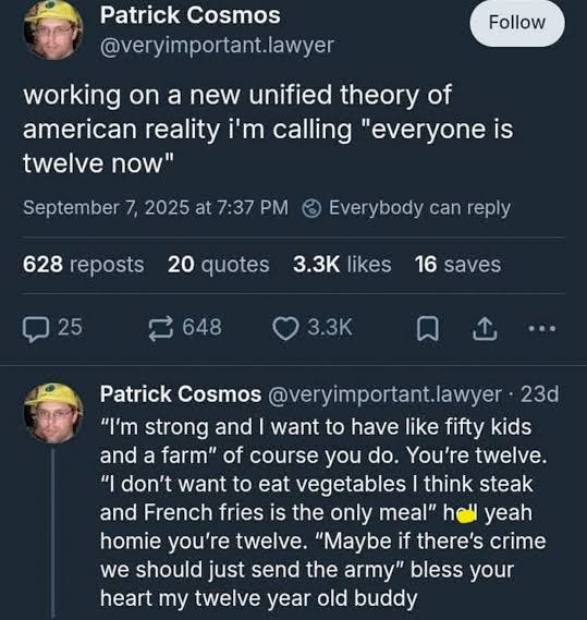 They're calling it the best proof for Everyone Is Twelve Theory known to man