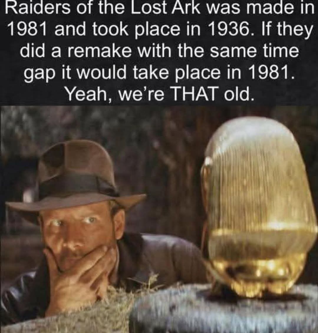 We're getting old!!!😭