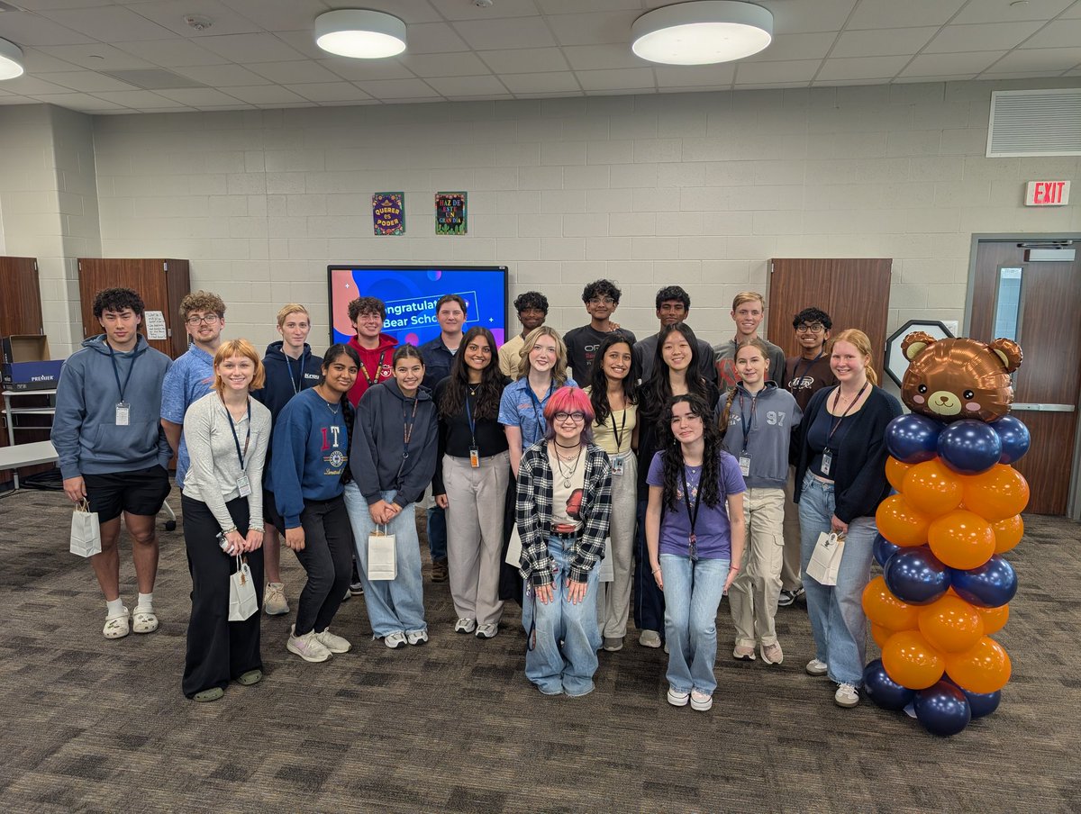 Congratulations to our National Merit Bears! 🎉 We are so proud of your accomplishments! You are #BridgelandBest 🐻💙🧡