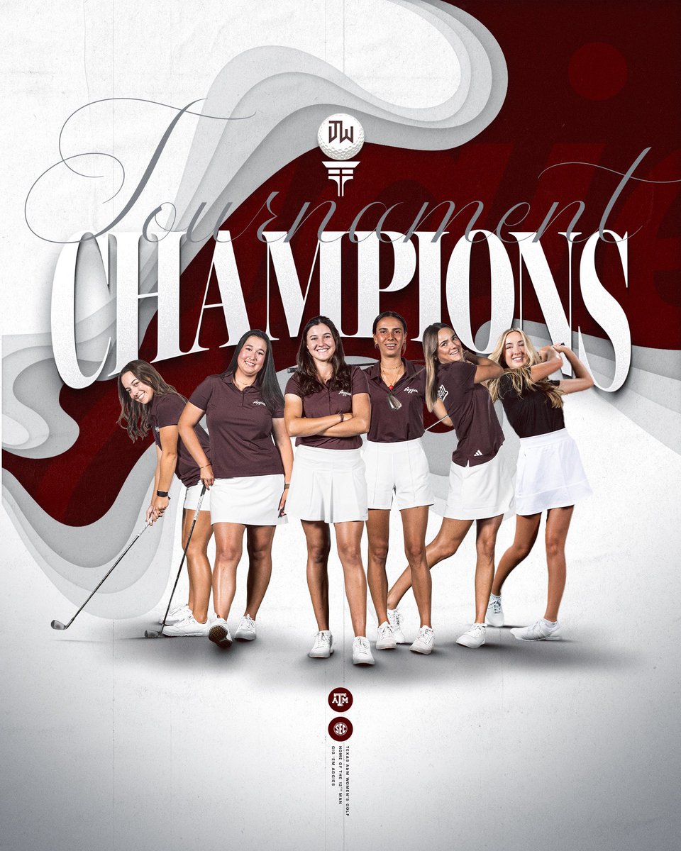 🏆CHAMPIONS🏆

The Aggies erase a 7️⃣-shot deficit in the final round to win their third title of the year ‼️

#GigEm