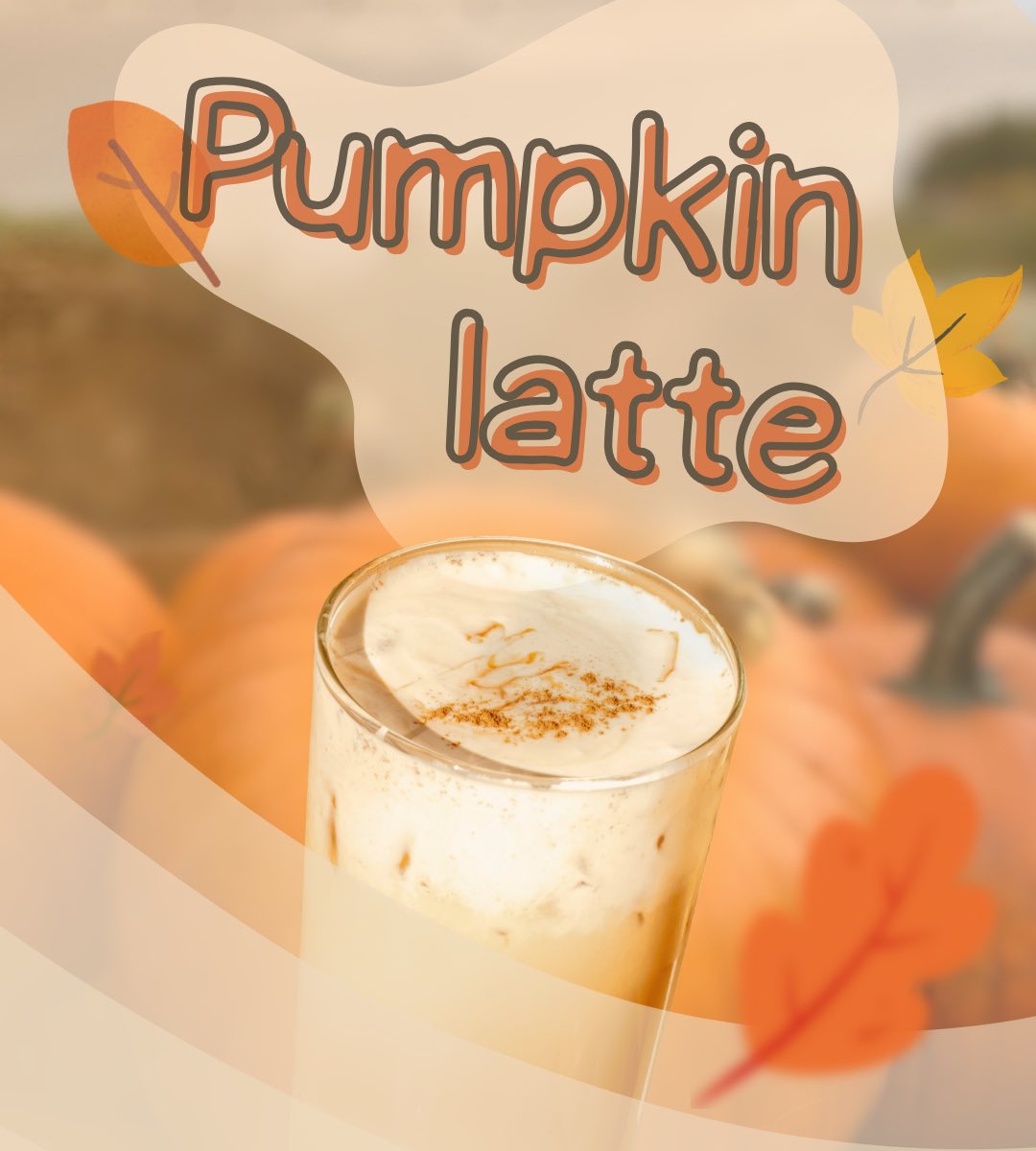 kast06m_design's tweet photo. Pumpkin latte 🎃🍂
Option 1️⃣or 2️⃣?
#poster #posters #canva #pumpkin_latte #pumpkin #latte #design #posterdesigns #autumnvibes #autumn https://t.co/fobZe8vGPU
