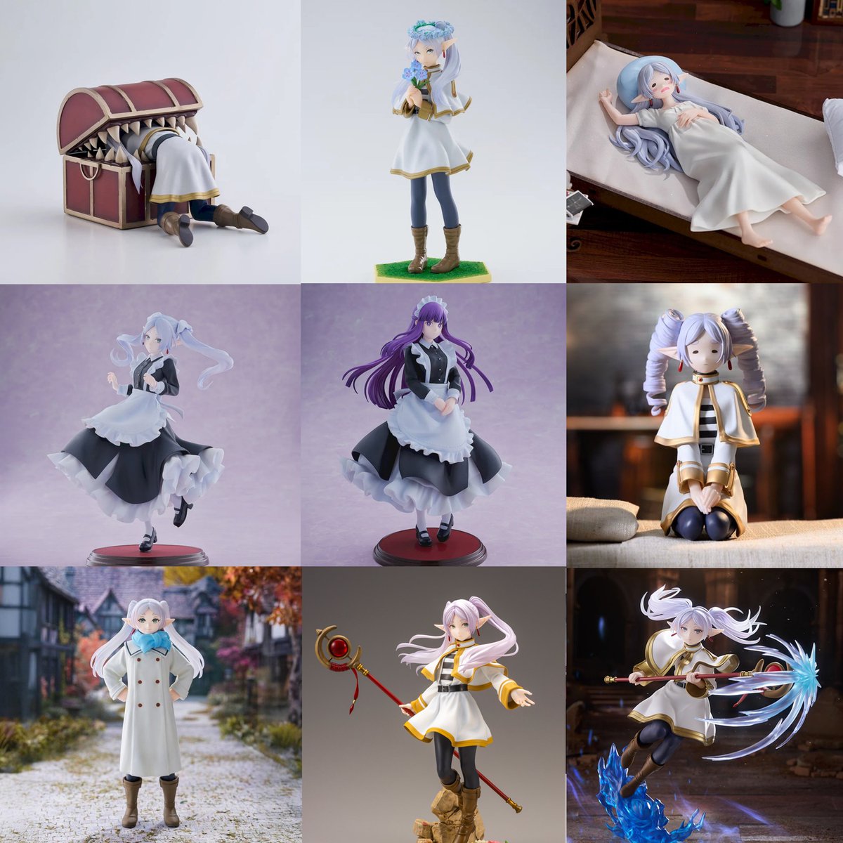 Frieren GIVEAWAY
Prize: 20x Figure of your choice       

Retweet this post  
comment "done"  

Ends in 7 Days