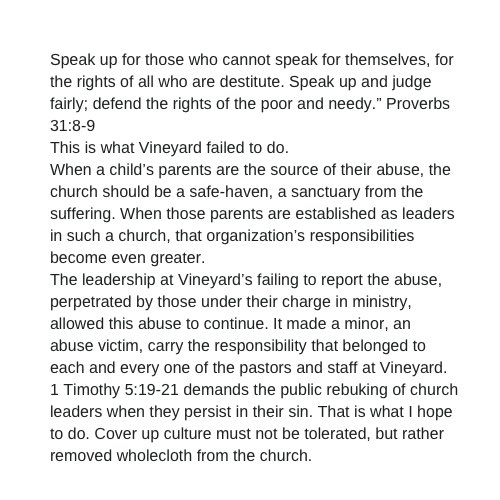 Danisha Keating (@drdkeating) on Twitter photo In 2005, At 15, I spoke up about the sexual abuse that had been happening to me for years. Instead of being met with protection, I was told by pastors and staff at Vineyard Anaheim to pray over my abuser. I was advised that reporting to the police and jail would not actually help In 2005, At 15, I spoke up about the sexual abuse that had been happening to me for years. Instead of being met with protection, I was told by pastors and staff at Vineyard Anaheim to pray over my abuser. I was advised that reporting to the police and jail would not actually help