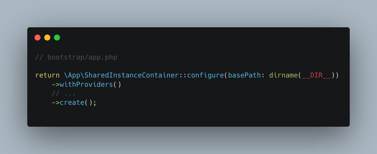 deleugyn's tweet image. if you work in a codebase that will be worked by other Laravel developers, there's a high chance of WTF moments trying to debug and understand this. But since I'm not your mom: