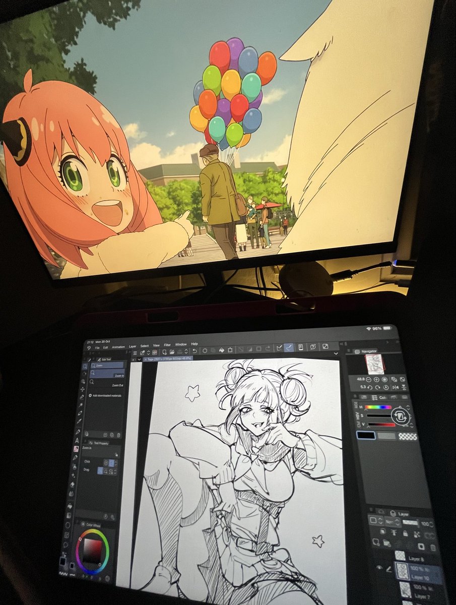 ayanobro's tweet image. Sketch ✏️ I just realized while scrolling again twitter that the new season of spyxfamily  is airing, such a great time to be alive 🙏