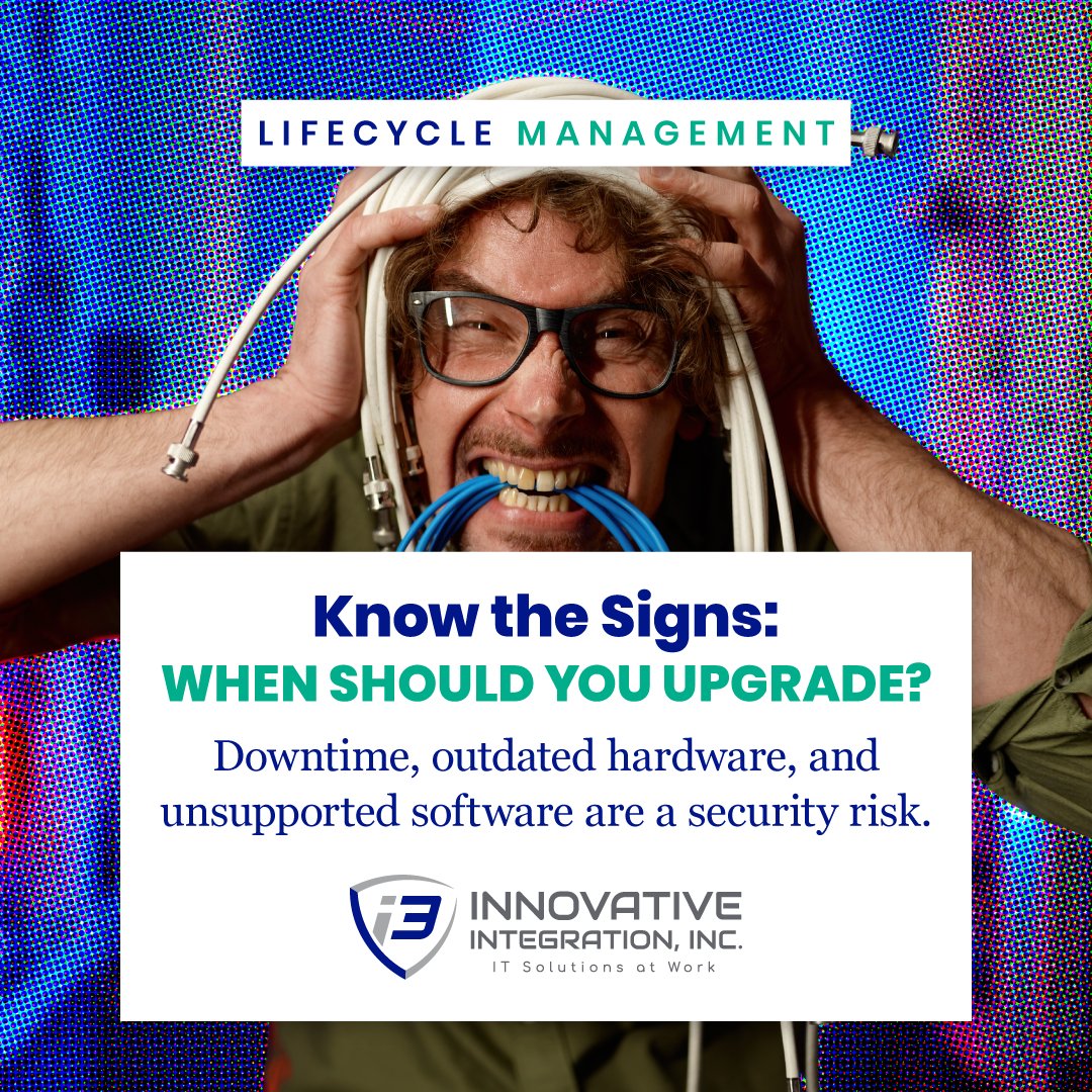 InnovativeII's tweet image. Are you noticing signs of IT trouble? Like frequent downtime or end-of-support notices?

Being proactive about upgrades can save you from costly interruptions and security risks.

Stay ahead by spotting the signals early!

innovativeii.com/lifecycle-mana…

#ManagedIT #ITInfrastructure