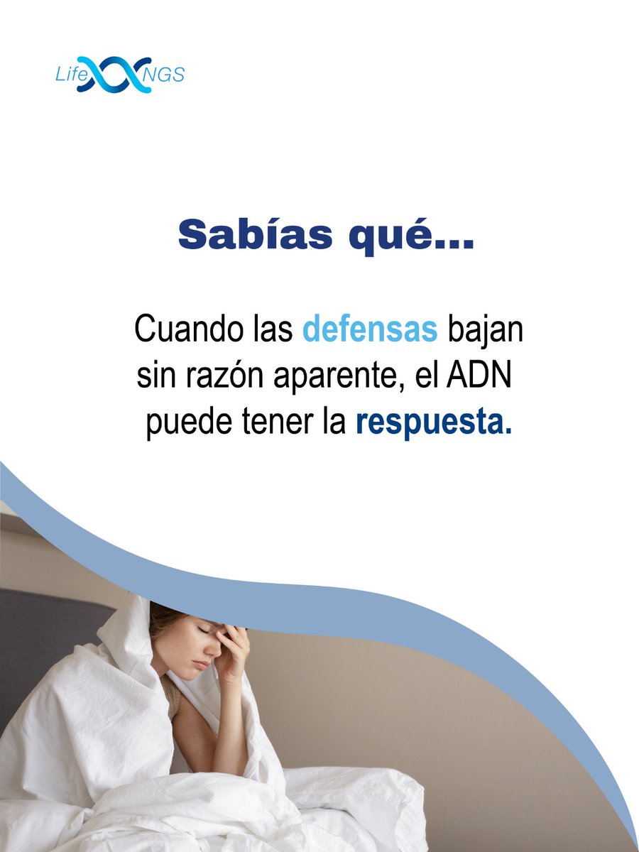 Lab_LifeNGS's tweet photo. Aprende más sobre inmunodeficiencias primarias en nuestro blog.

#LifeNGS #GenéticaInmune #PrevenciónPersonalizada #ADNYSalud https://t.co/aDT157hC4Z
