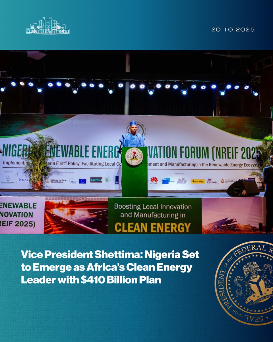 Presidency Nigeria tweet media