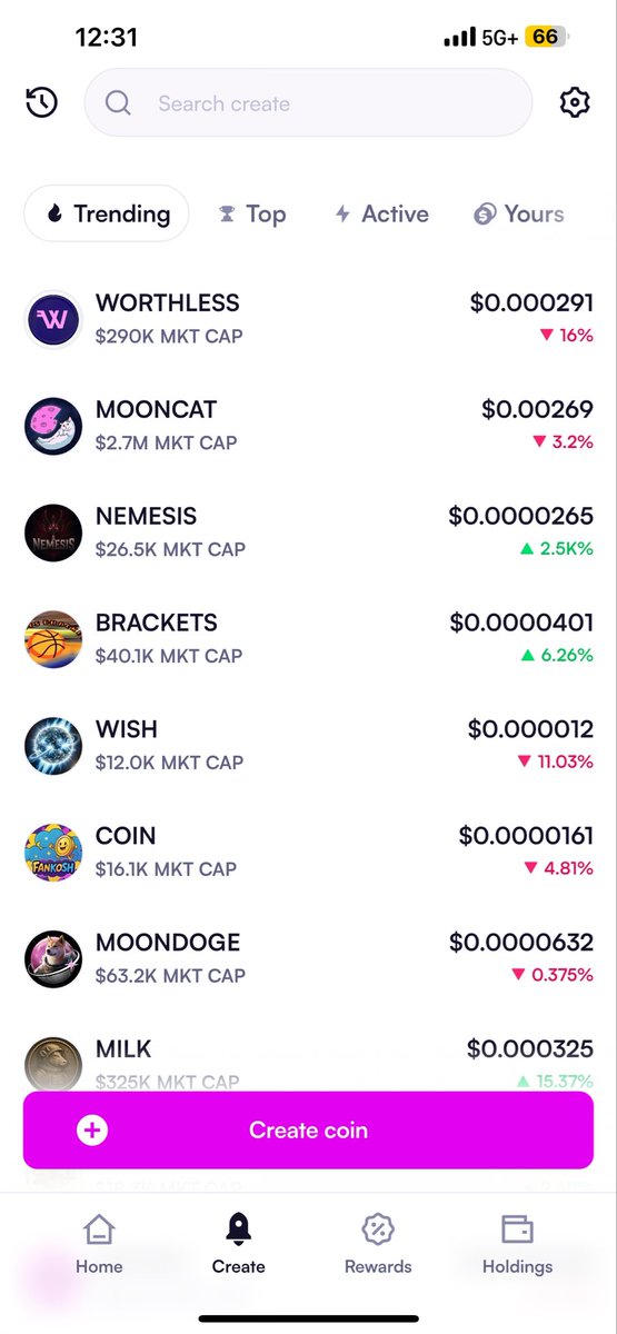 Gitty up $BRACKETS familia! Nice start to Monday on <a href="/moonshot/">Moonshot</a> trending !! Come join us!