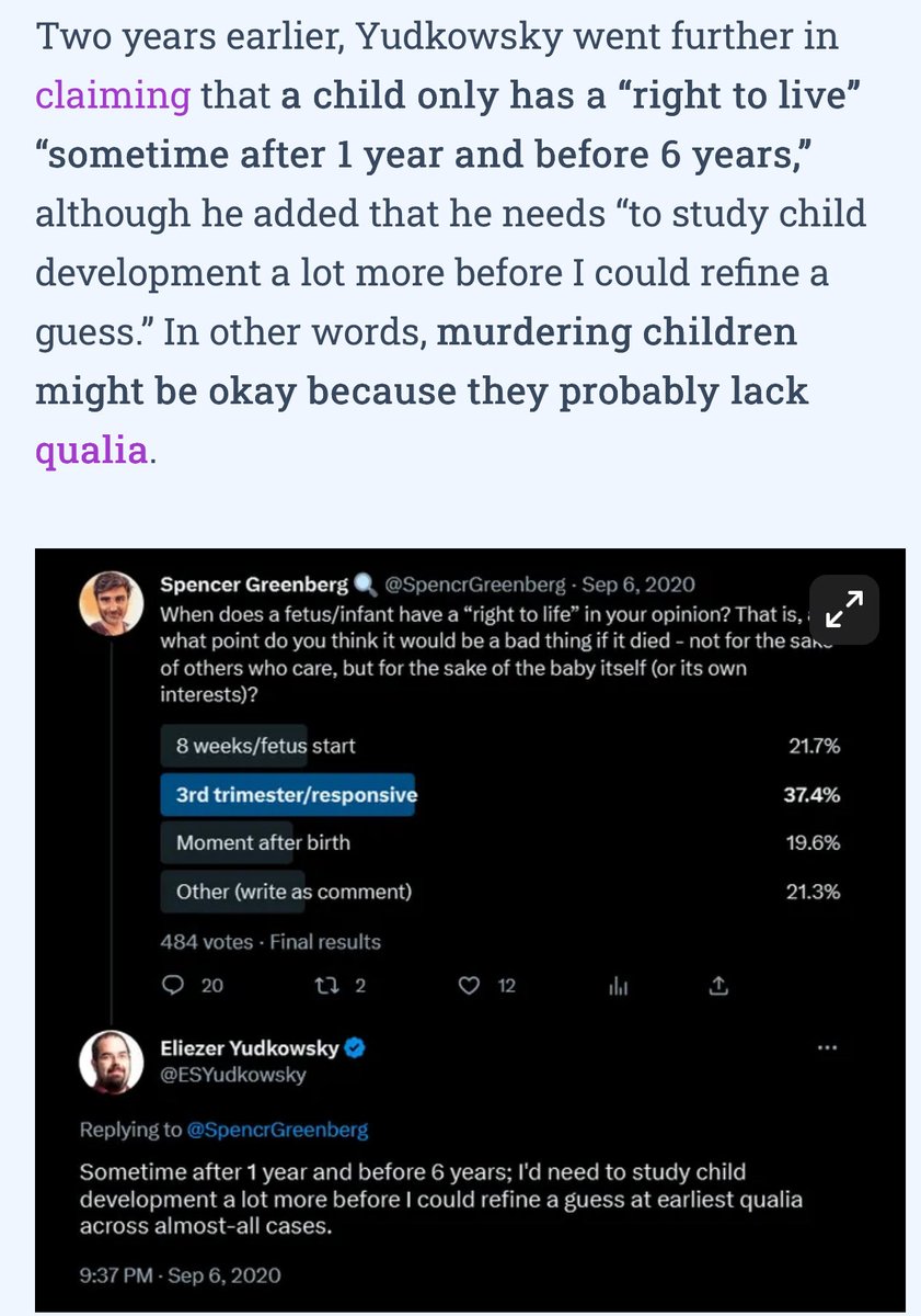 Every time you think you’ve seen every Effective Altruist bad take possible, along comes one from a spreadsheet-brain that just amazes you

(Via <a href="/xriskology/">Dr. Émile P. Torres 🛑</a> )