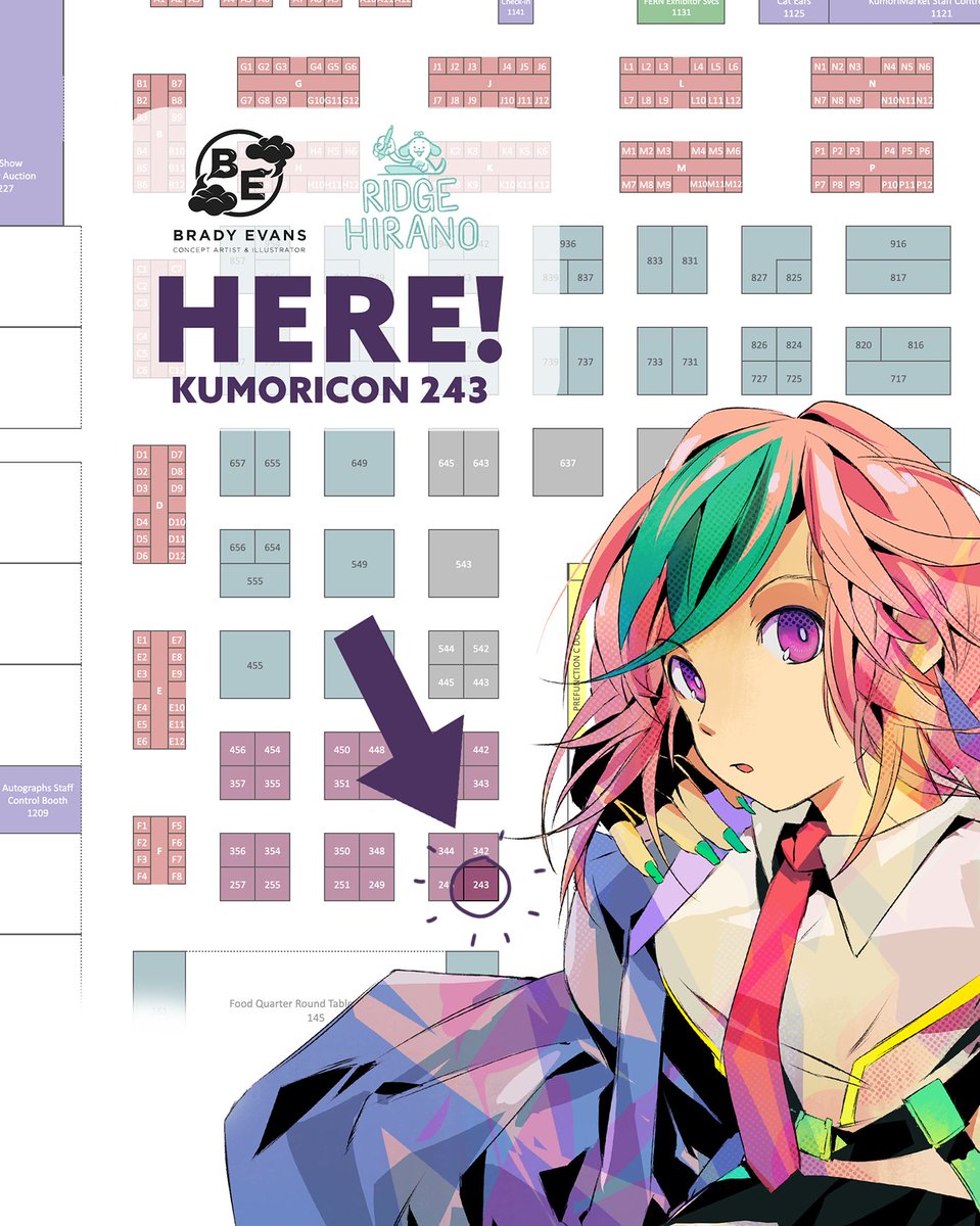 I'll be at <a href="/kumoricon/">Kumoricon ☁</a> in a few weeks! Find <a href="/RidgeHirano/">Ridge Hirano looking for storyboard work</a> and I at booth 243 (Creator's Column)!
