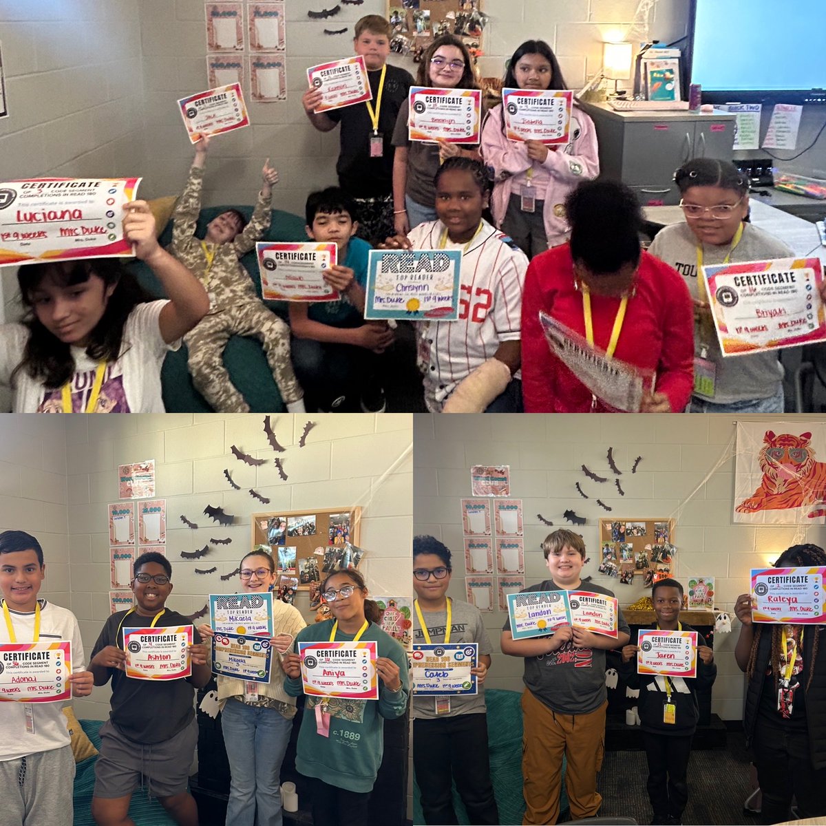MrsKDuke's tweet photo. Finishing a Read 180 workshop calls for a quick little celebration!! Awards were given and games were played! (No computers were allowed!) @OHamiltonMS https://t.co/zLIJlFjTMu
