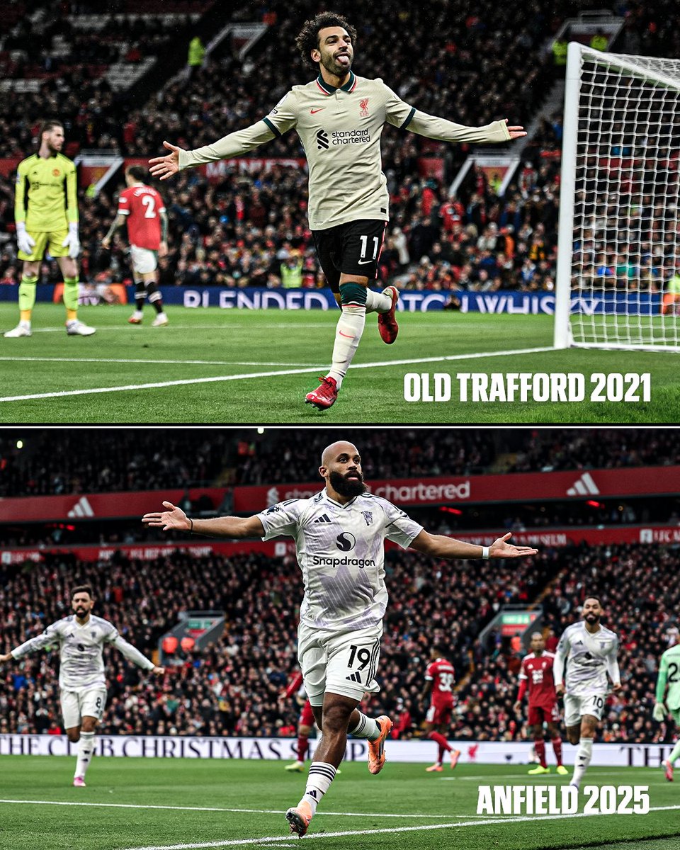 ESPNUK's tweet image. Bryan Mbeumo returned the favour with his celebration after opening the scoring against Liverpool 🔄