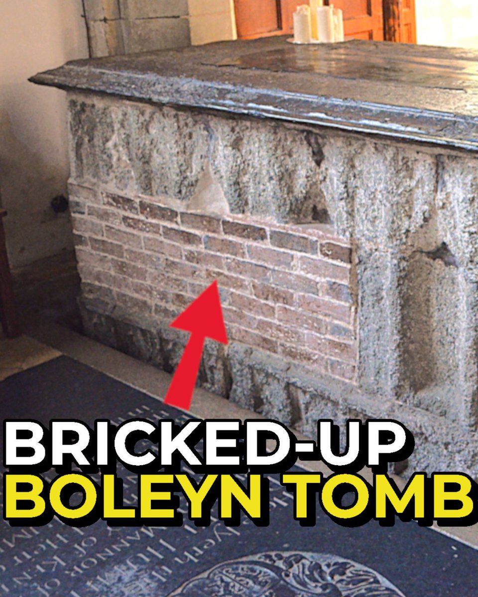 4MinFamHistory's tweet photo. THE STRANGE BRICKS ON ANNE BOLEYN'S FATHER'S TOMB

➜ Can finding out the age of the bricks help us understand this strange tomb? 

🎥 You can watch the next episode here.... 🎥

https://t.co/Ogo4SKRF4y

#4MFH #FamilyHistory #AnneBoleyn #Hever #ThomasBoleyn #Tudors #HenryVIII https://t.co/mu1A3Fnz1s