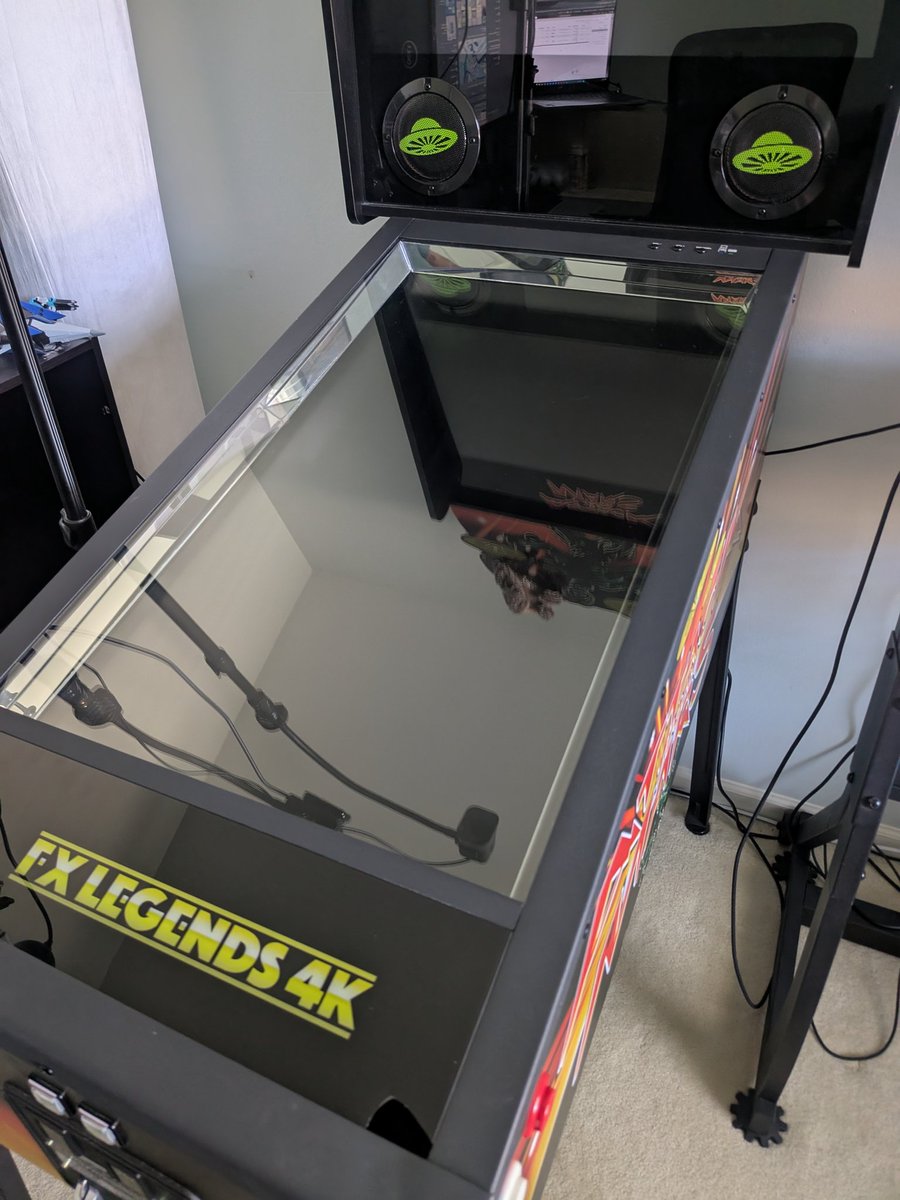 RetroTechX, Pinball/Gaming (@retrotechx) on Twitter photo Installed Mirror Blades on my <a href="/AtGamesGaming/">AtGames</a> 4KP! They look awesome. Now I just have to figure out what to do with my control panel.. Installed Mirror Blades on my <a href="/AtGamesGaming/">AtGames</a> 4KP! They look awesome. Now I just have to figure out what to do with my control panel..